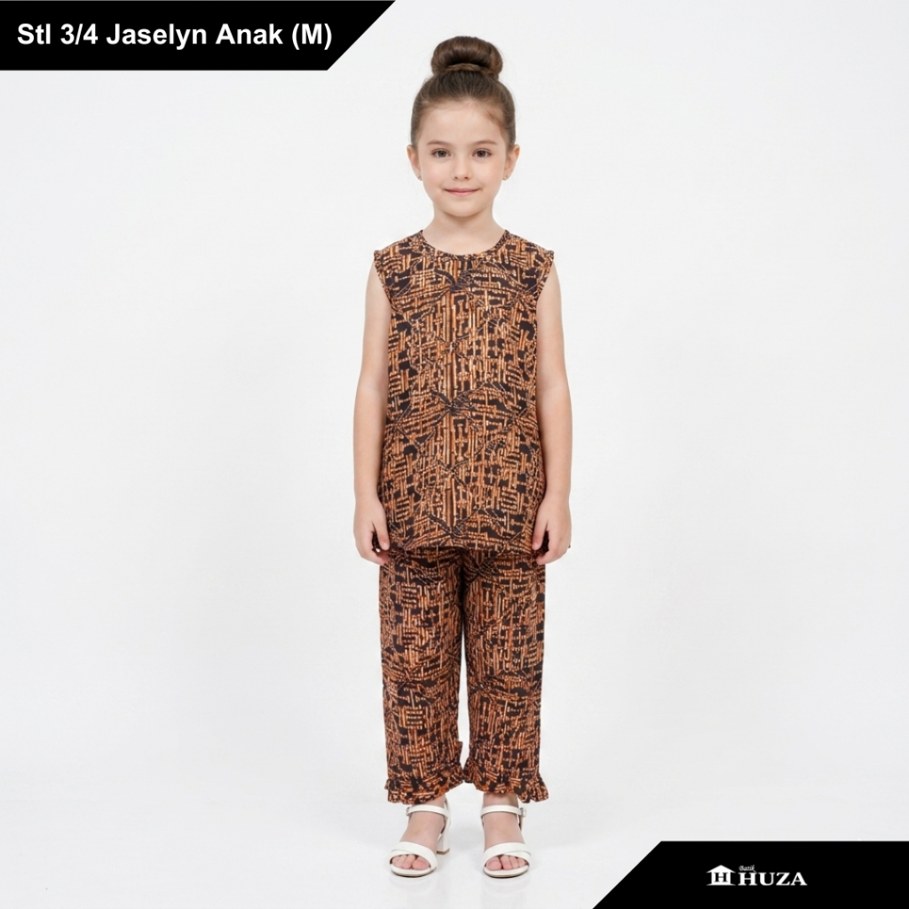 Batik Huza Setelan 3/4 Jaselyn Anak (M)