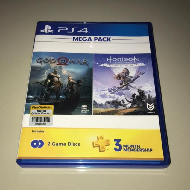 [PS4] God of War + Horizon Zero Dawn Complete Edition Bundle (GOW HZD CE) Megapack Mega Pack BD Kase