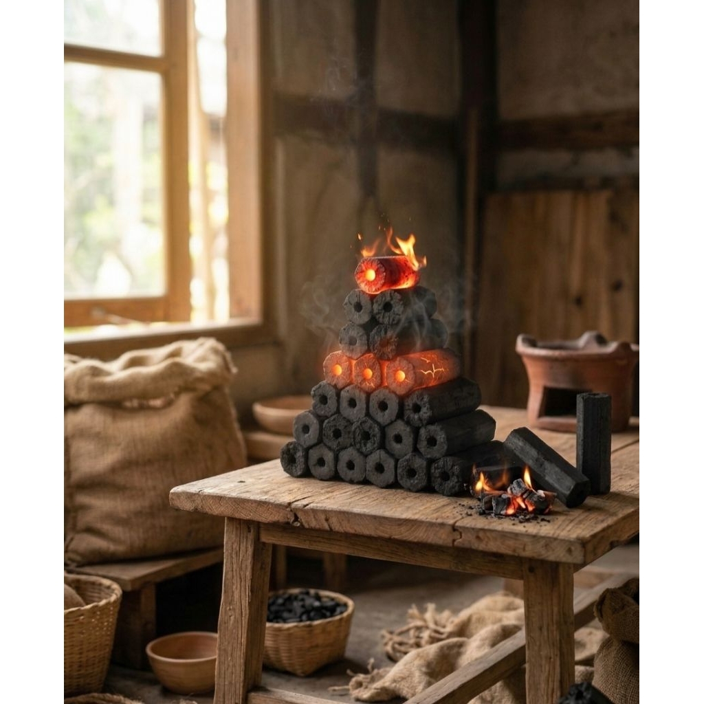 ARANG BRIKET GRADE A / ARANG BRIKET 1KG /ARANG BRIKET PREMIUM / ARANG BBQ / ARANG BAKARAN / ARANG SA