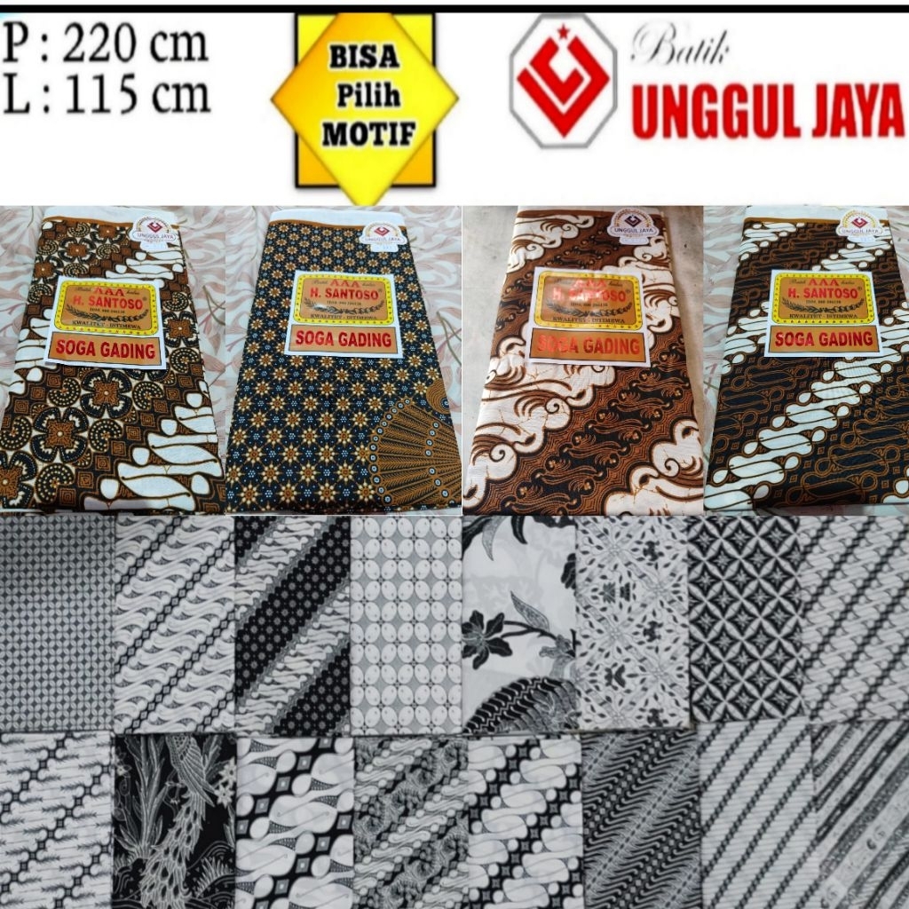 Kain Batik Panjang Jarik H. Santoso Primisima Kebat Tapih Pekalongan