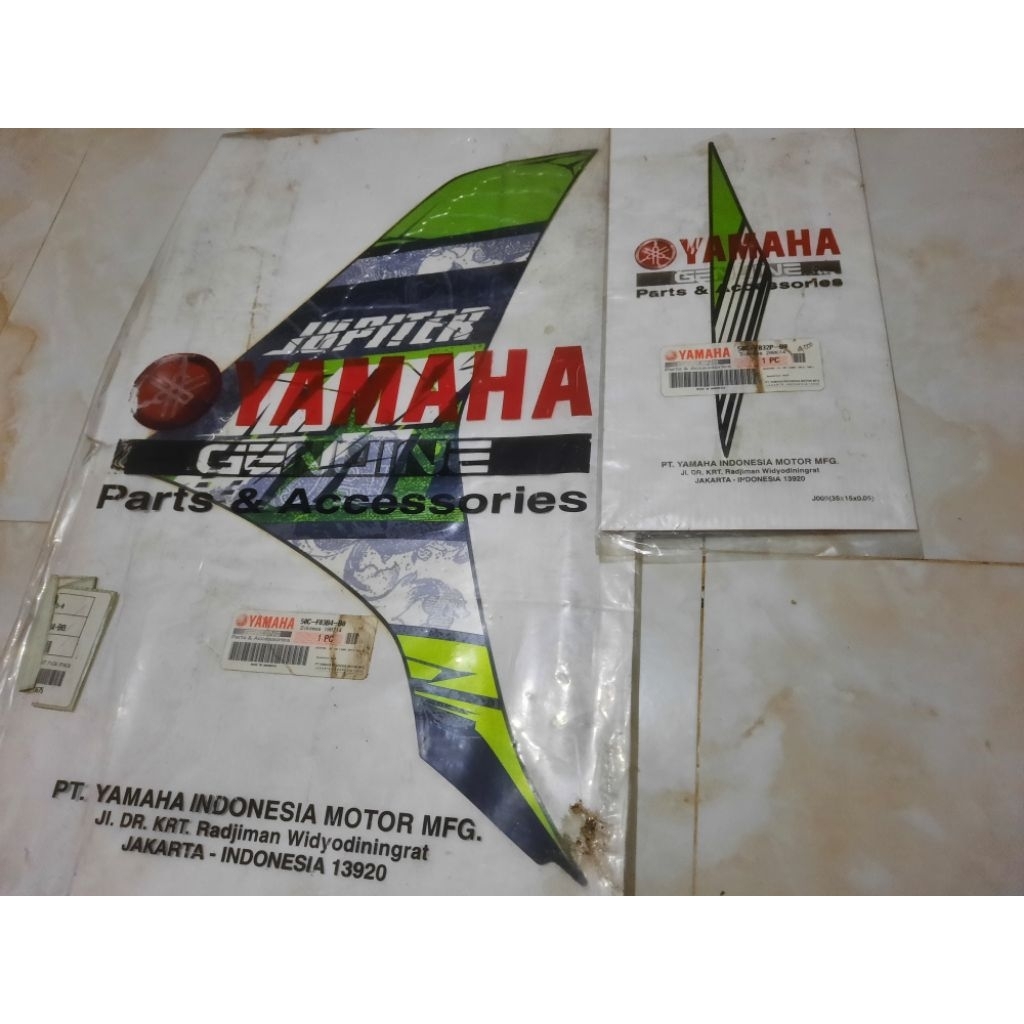 Striping Stiker Yamaha Jupiter  MX 135 New 2013 Hijau Original YGP