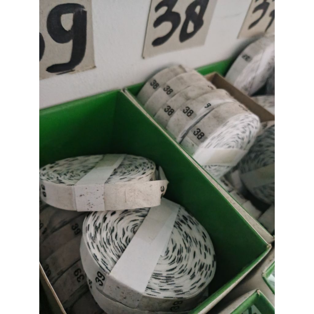 Label size angka label bordir
