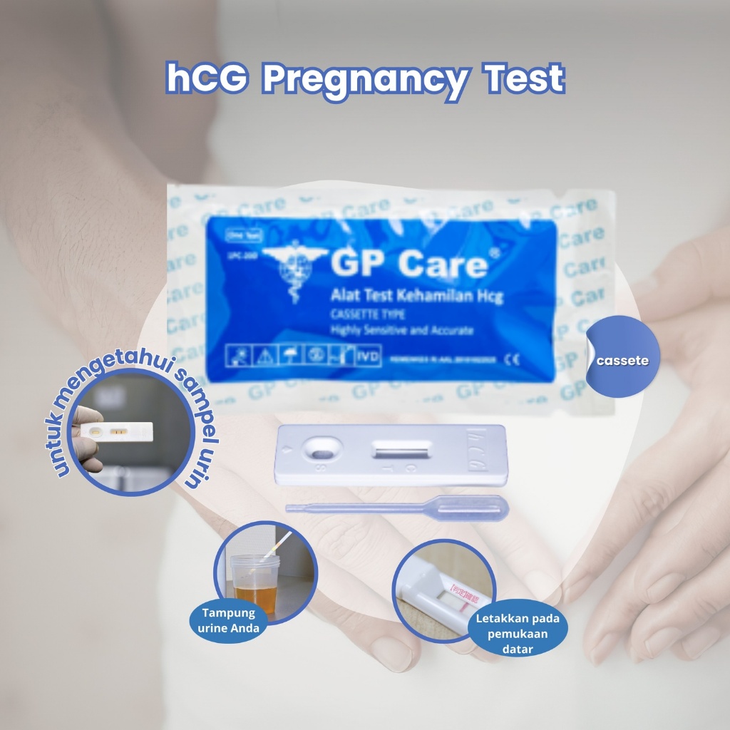 GP CARE Alat Test Pack Kehamilan Akurat Hcg Cassete
