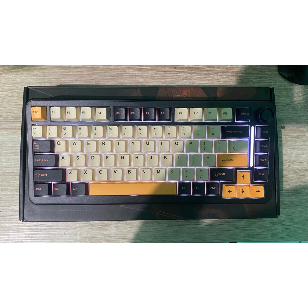 Rexus Aether A-75 Keyboard Gaming Mechanical Wireless Triple Mode Connection - Hot-Swappable & Gaske