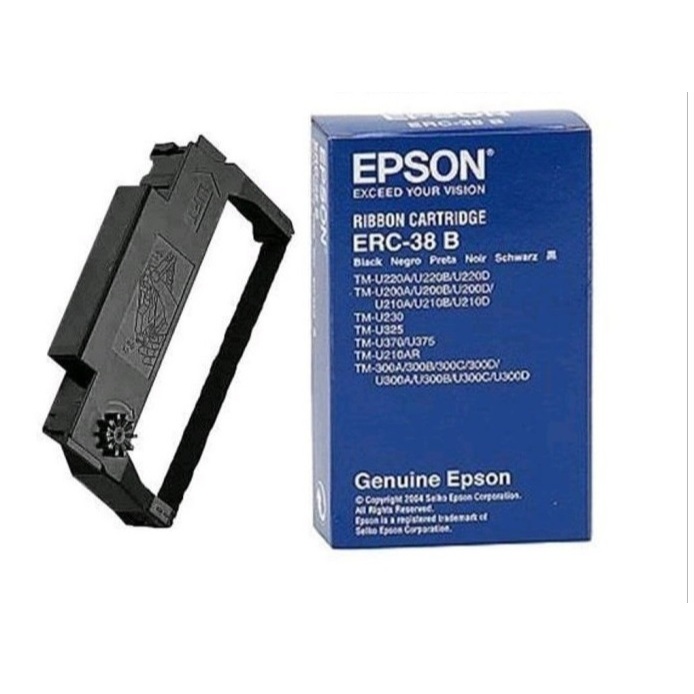 Epson ERC-38 Ribbon Printer Black Original Printer TM-U220A TM-U220B TM-U220D TM-U200 TM-U210 TM-U23