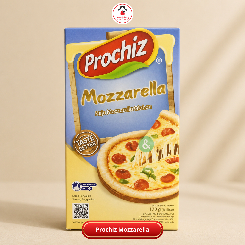 Prochiz Mozarella Cheese / Keju Mozarella 160 gr