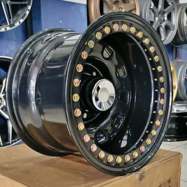 Jual Velg Offroad Mobil Feroza, Vitara, Jimny, Katana, Ring 15 Hsr Beadlock Mokupo