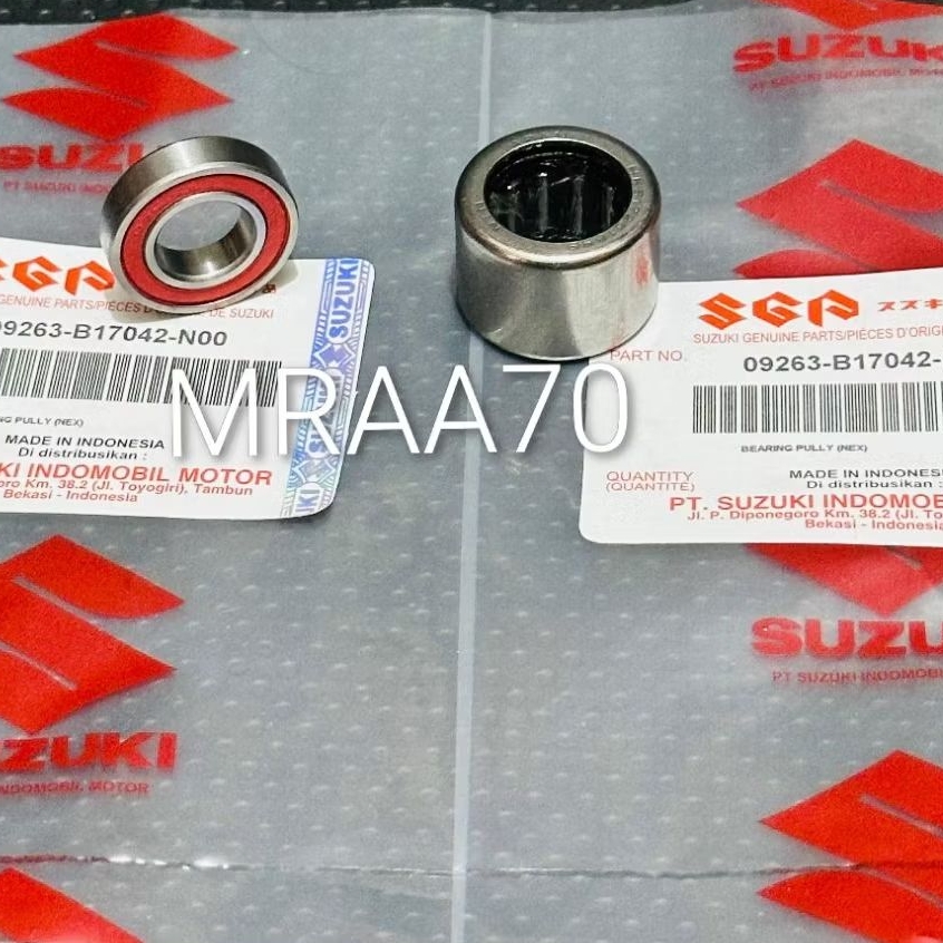 Bearing Pully+Bearing Needle  Suzuki Nex karbu 2011-2013 Nex fi 2014-16