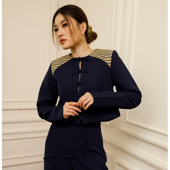 Melvee Batik - Cosma Blazer - Atasan Wanita Blazer Batik Wanita Terbaru
