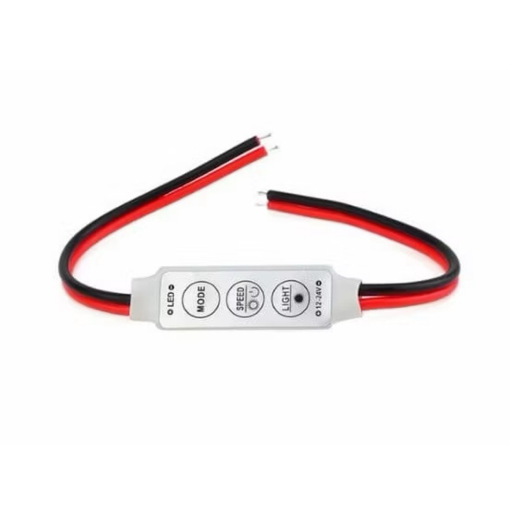 LED controller modul LED dimmer pengatur LED animasi kedip modul tombol