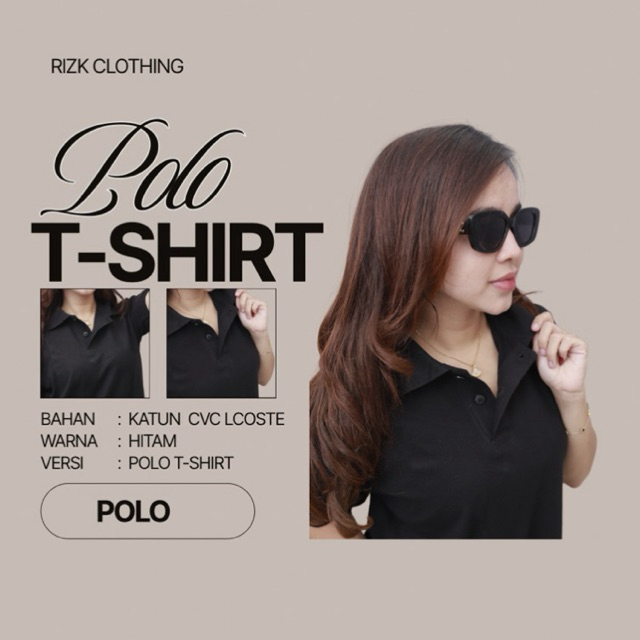 RIZK POLO T-SHIRT I CVC LACOSTE I PRIA WANITA.