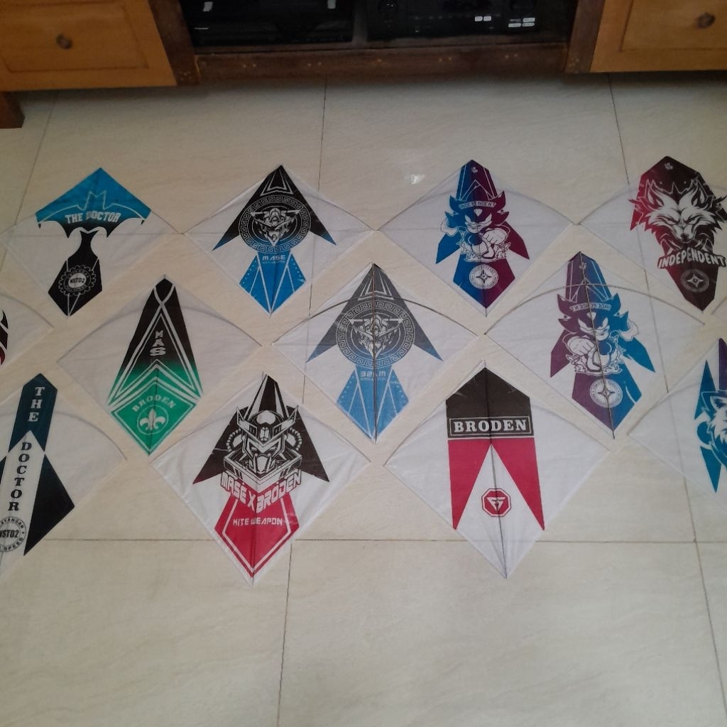 Layangan sukhoi standart independent+ NSTD2+Broden 100pcs.