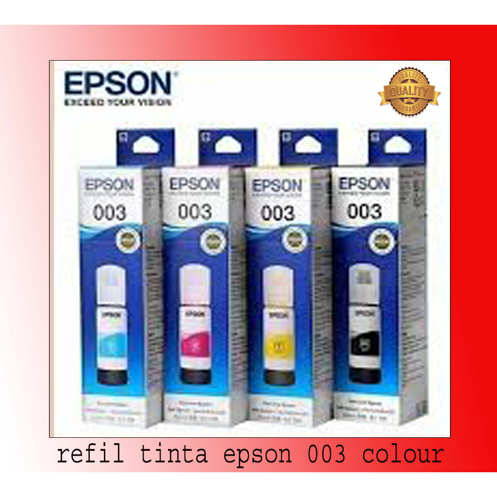 Tinta Epson 003  65ml Tinta Printer Epson L1110 L3100 L5190