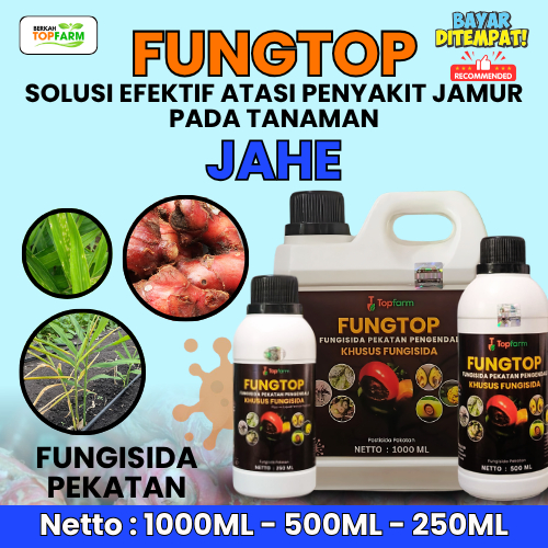 Obat Jamur Topfarm / Pestisida Pengendali Penyakit Jamur / Obat Penyakit Jamur Jahe / Fungisida Topf