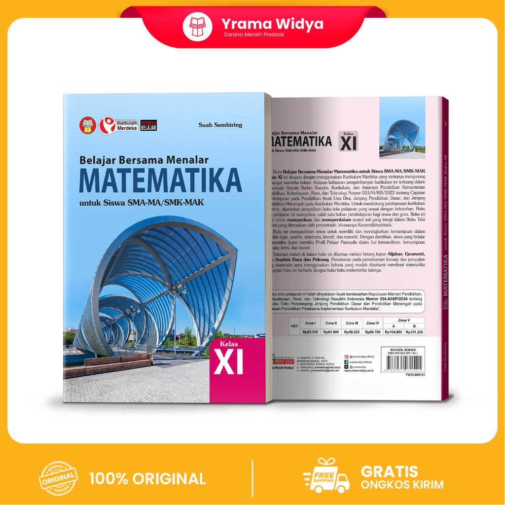 Yrama Widya - [HET] Buku Paket Matematika SMA Kelas XI | Belajar Bersama Matematika SMA Kelas 10 Kar