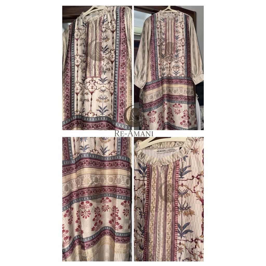 PRELOVED HEAVEN LIGHTS AMANI DRESS- SAHARA