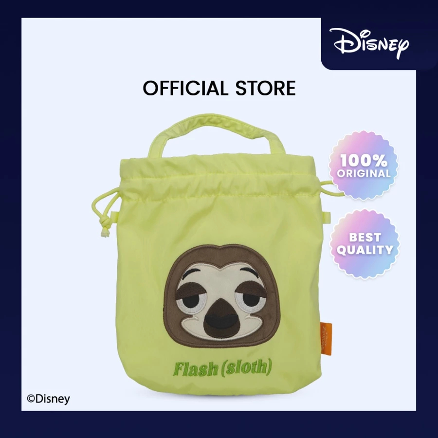 DISNEY Zootopia Flash Drawstring Storage Bag Series | Tas Mini Makeup Travel Bag Pouch Kosmetik Serb
