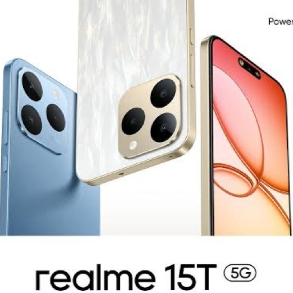 Hp Realme 15T 5G [ 8/256GB ] Ram Upto 18GB 120Hz Amoled Display Baru Garansi Resmi 100% Original