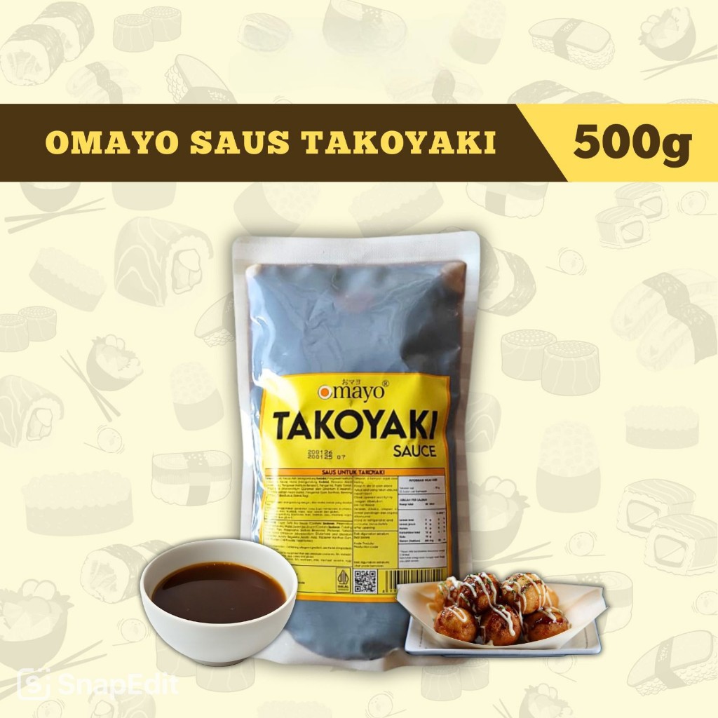 Omayo Takoyaki Sauce 500gr