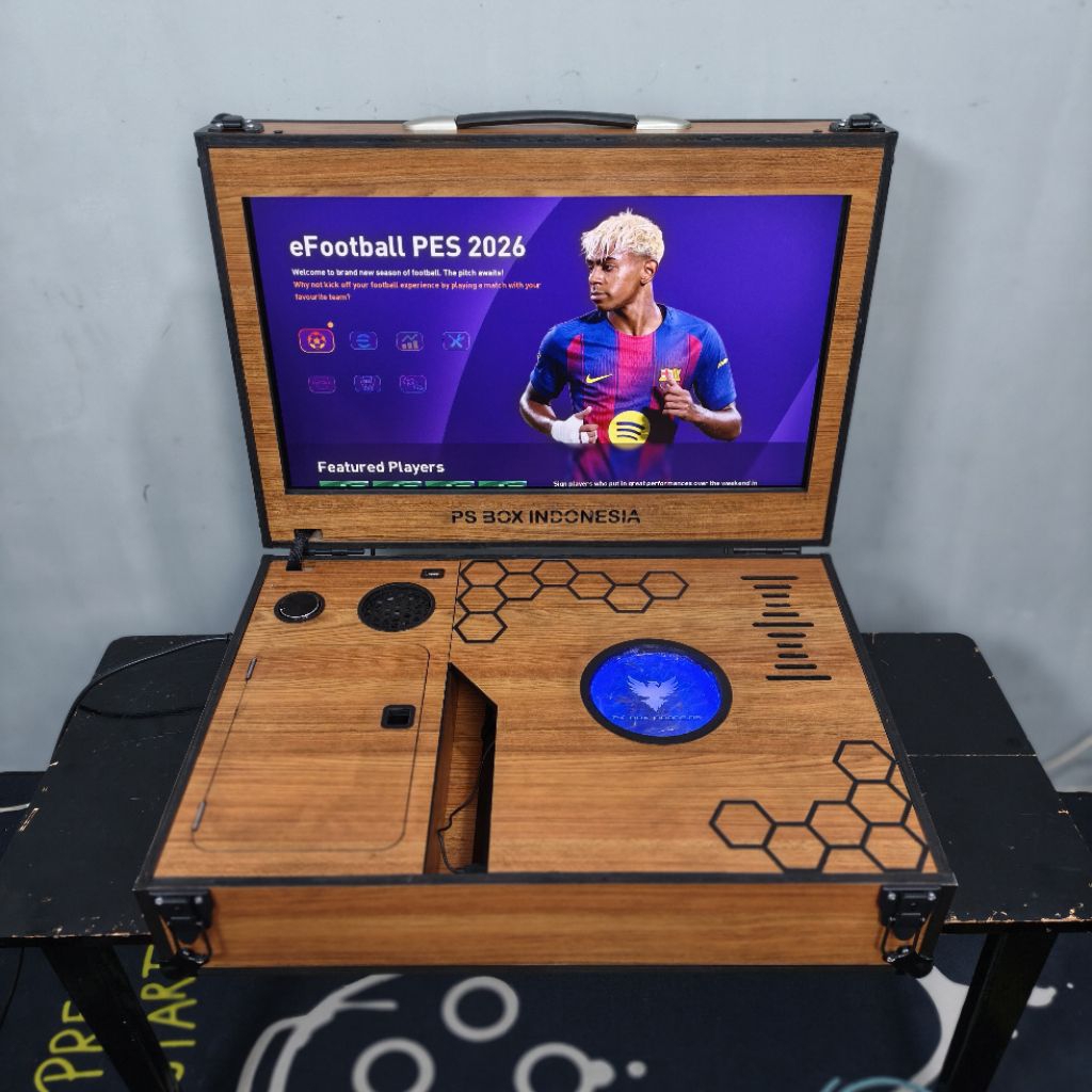 PS Box PlayBox PlayStation PS3/PS4/PS5 layar 27 Inch - Tipe Klasik
