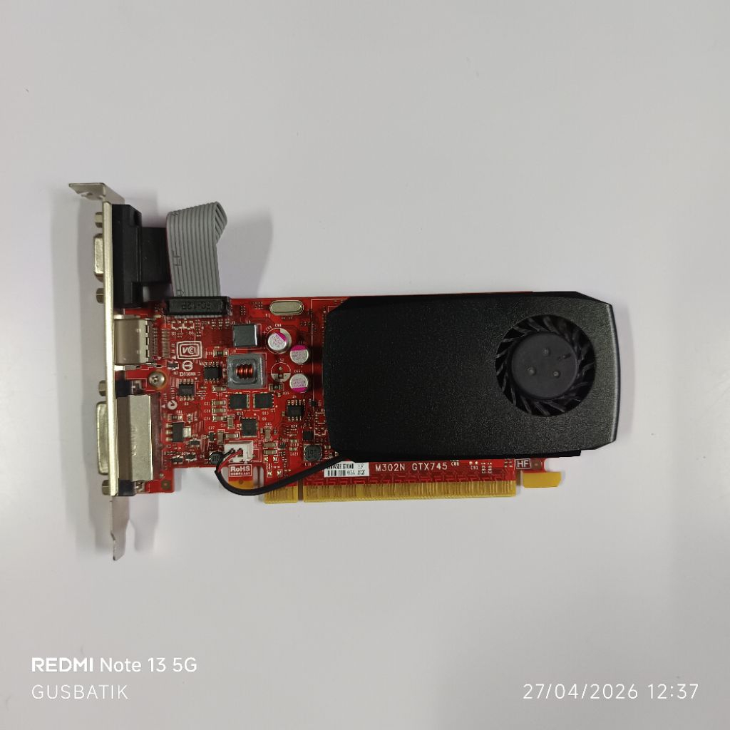 vga card pcie 4GB 4 GB ddr3 128 GTX 745 second original