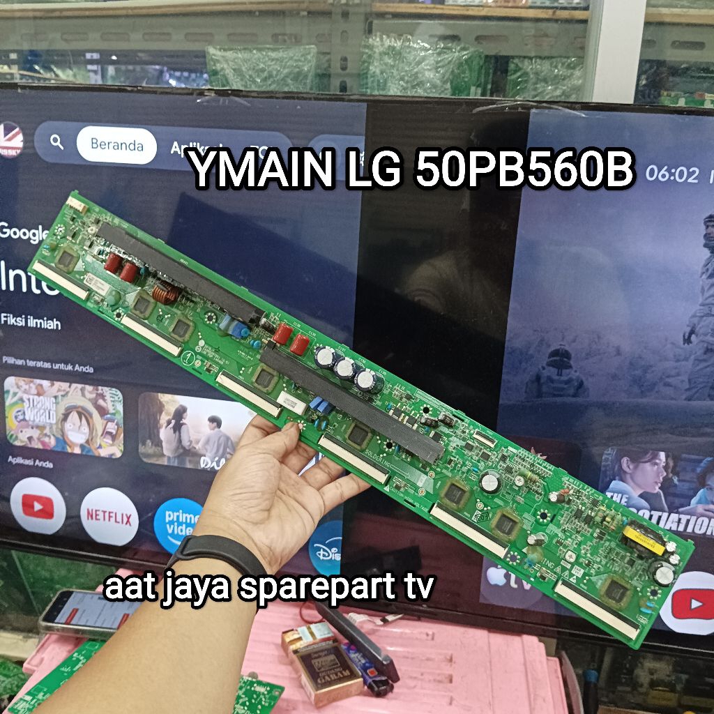 YMAIN YSUS LG 50PB560B MESIN TV LG PLASMA Y MAIN Y SUS