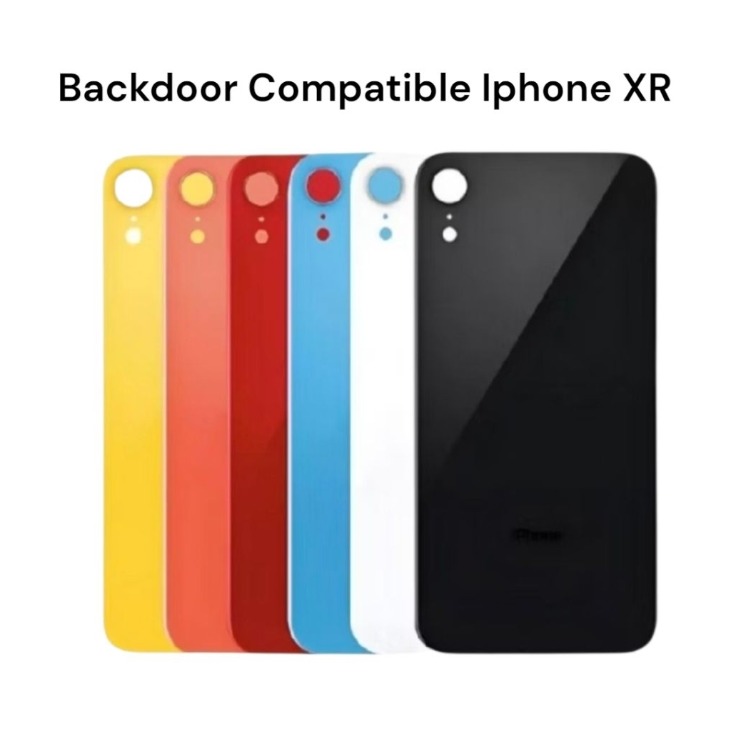 Backdoor/Housing/Backglass/Backcover/Tutup Belakang Compatible Iphone XR