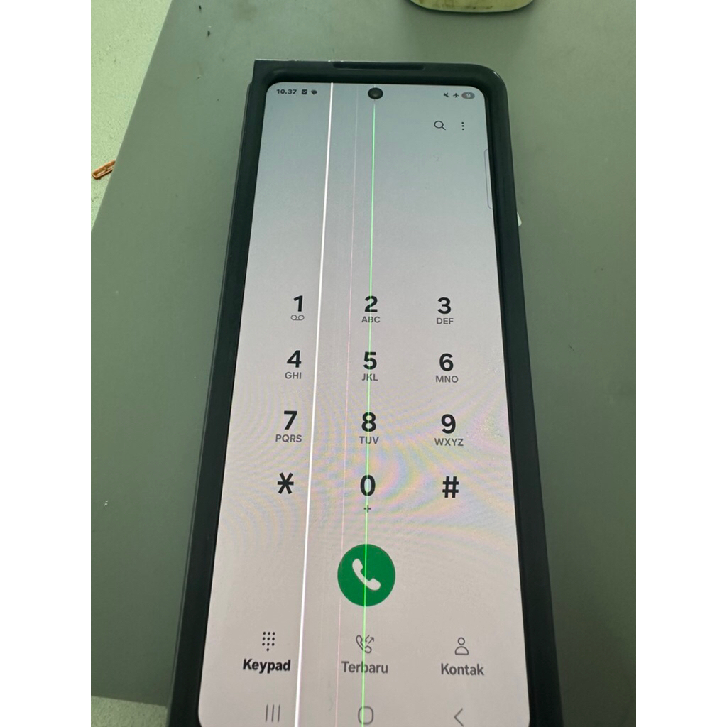 lcd samsung z fold 4 ori copotan minus garis