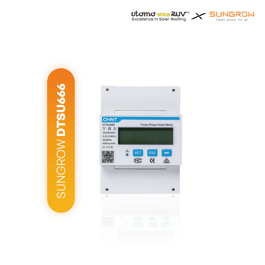 SUNGROW - DTSU666 Three-phase Smart Energy Meter - Utomo SolaRUV
