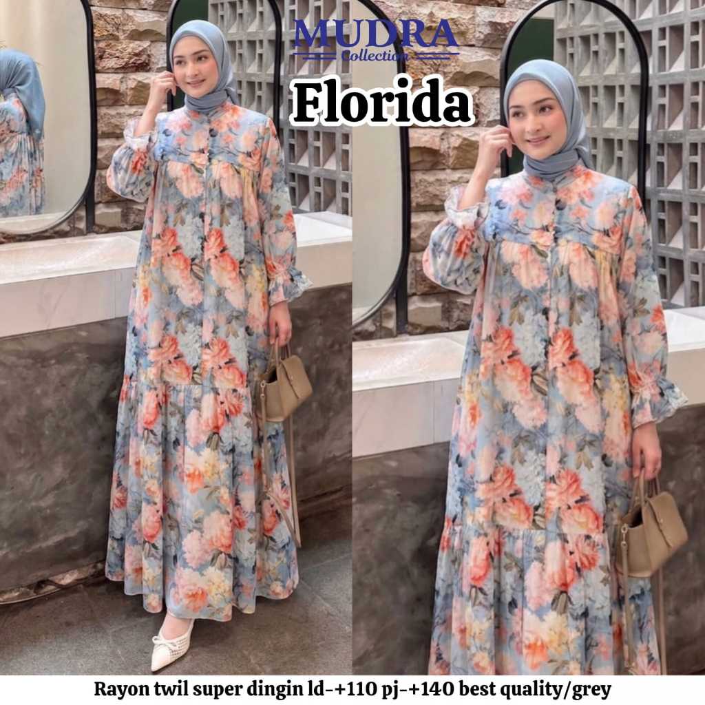 Gamis Mudra Collection / Gamis Terbaru / Gamis Wanita / Gamis Premium / Siren / Florida / Mudra Hija