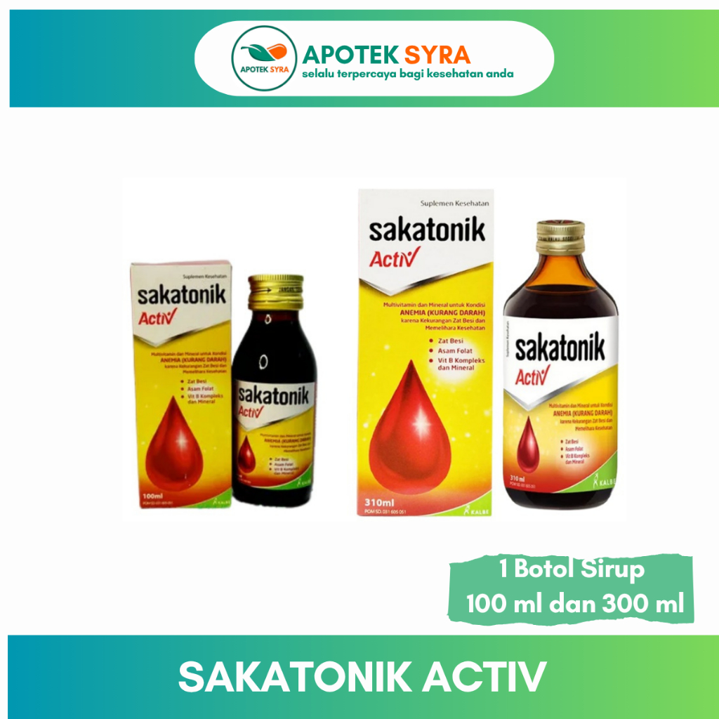 Sakatonik Activ Multivitamin Zat Besi