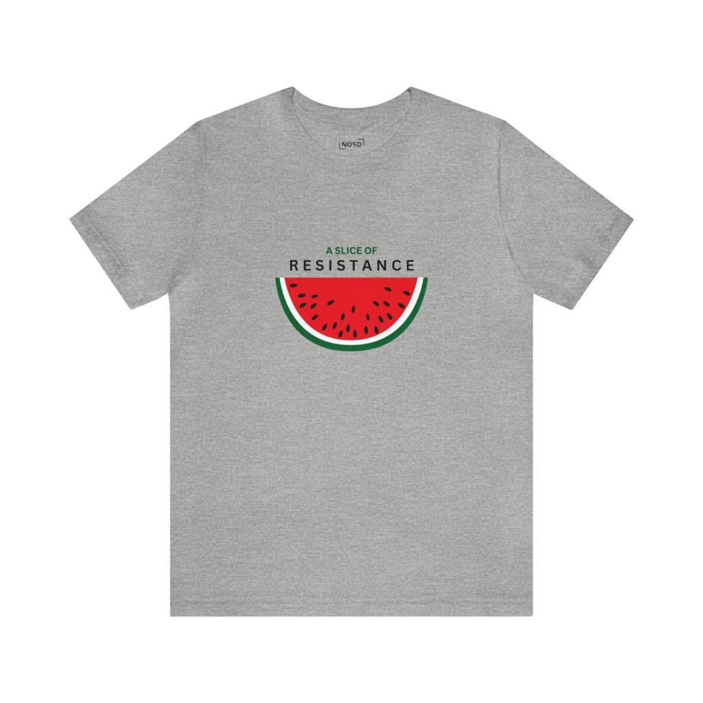 Kaos Palestina Solidaritas Kebebasan Kemanusiaan Semangka Simbol Uni