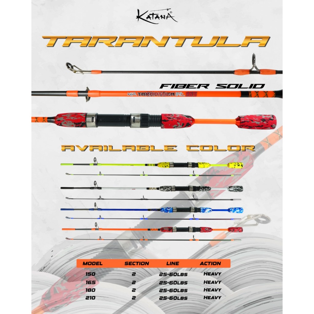 jual joran pancing | JORAN FIBER KATANA TARANTULA JAPAN STYLE(JS) SANGAT KUAT DAN LENTUR