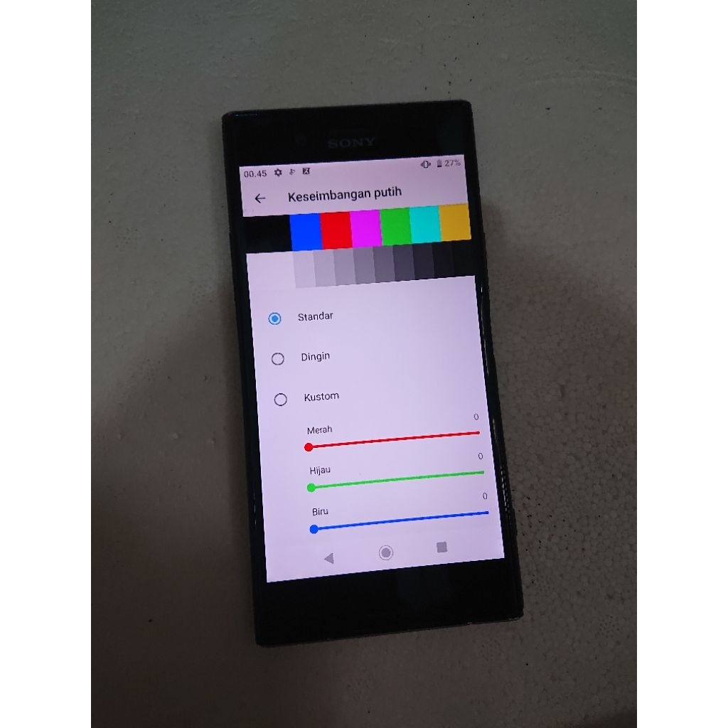 LCD + frame sony Xperia XZ premium original copotan