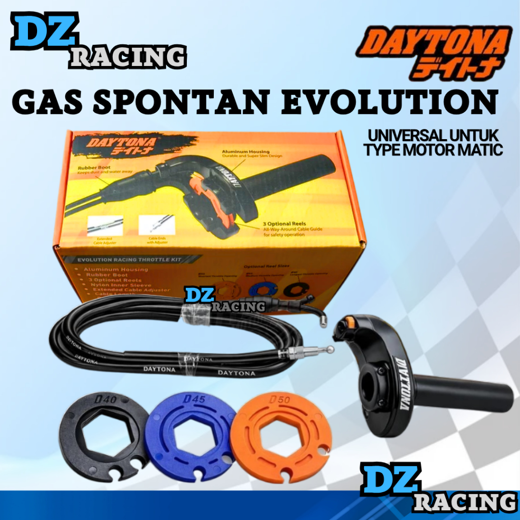 Gas Spontan Daytona Matic Universal Evolution 2 Kabel Panjang 1.8 Meter 4921