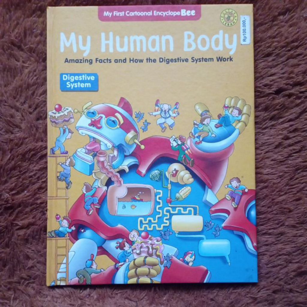 Buku My Human Body Digestive System - Buku My First Cartoonal EncyclopeBee My Human Body | Buku Ensi