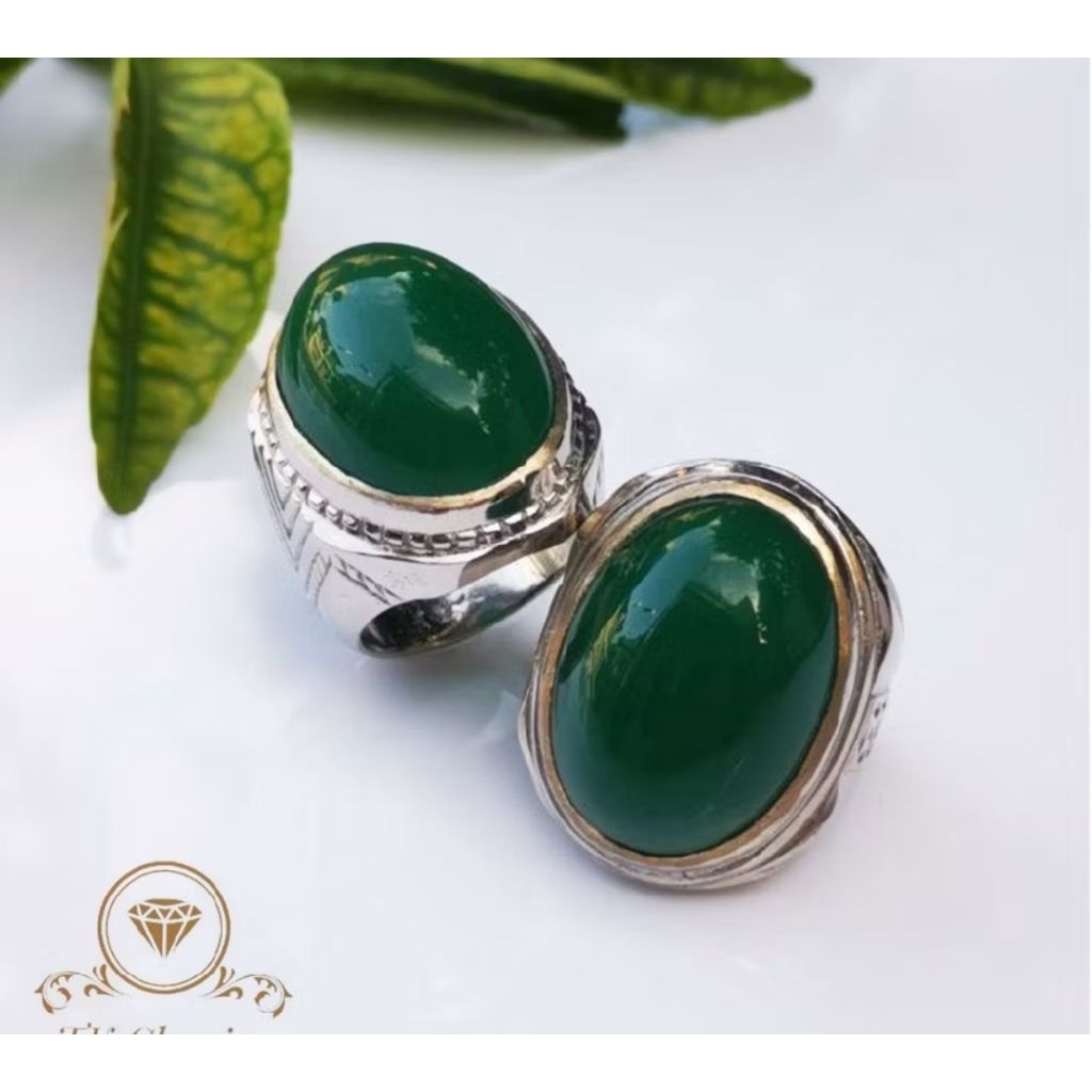 Cincin pria natural bacan impor jumbo