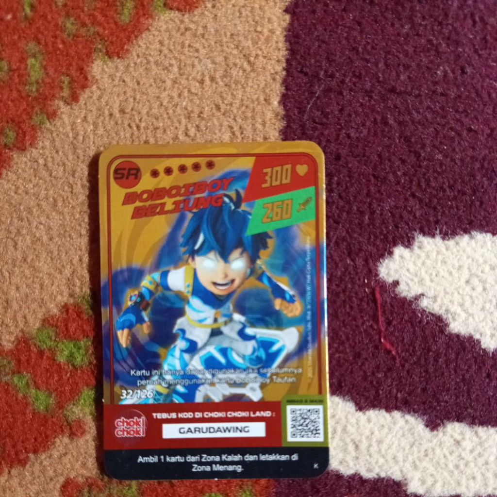 kartu boboiboy beliung