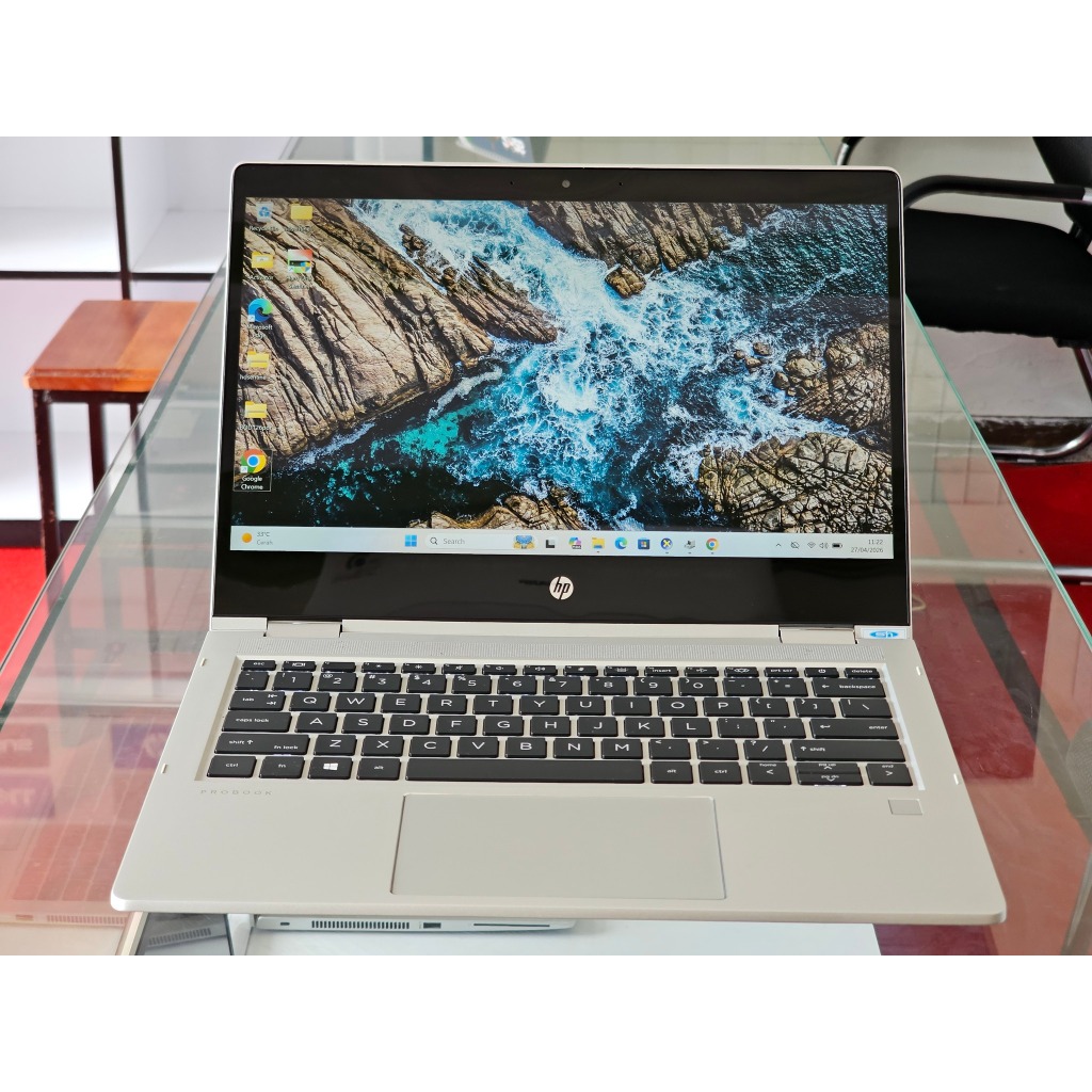HP PROBOOK X360 435 G7 AMD Ryzen 7 Pro 4750U Ram 16 GB Touchscreen 2 in 1 premium Bisnis Laptop
