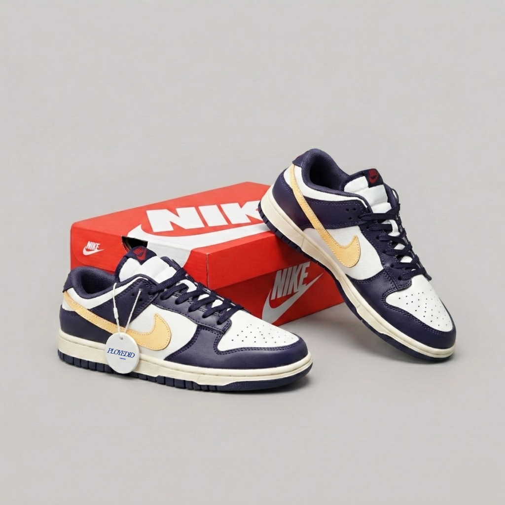 Nike Dunk Low From Nike To You Midnight Navy White Yellow