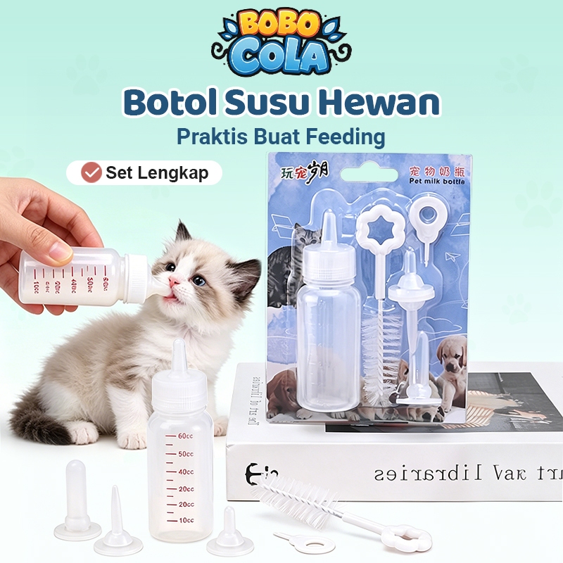 1 Set Dot Anak Kucing Botol Dot Kucing Baru Lahir Dot Anjing