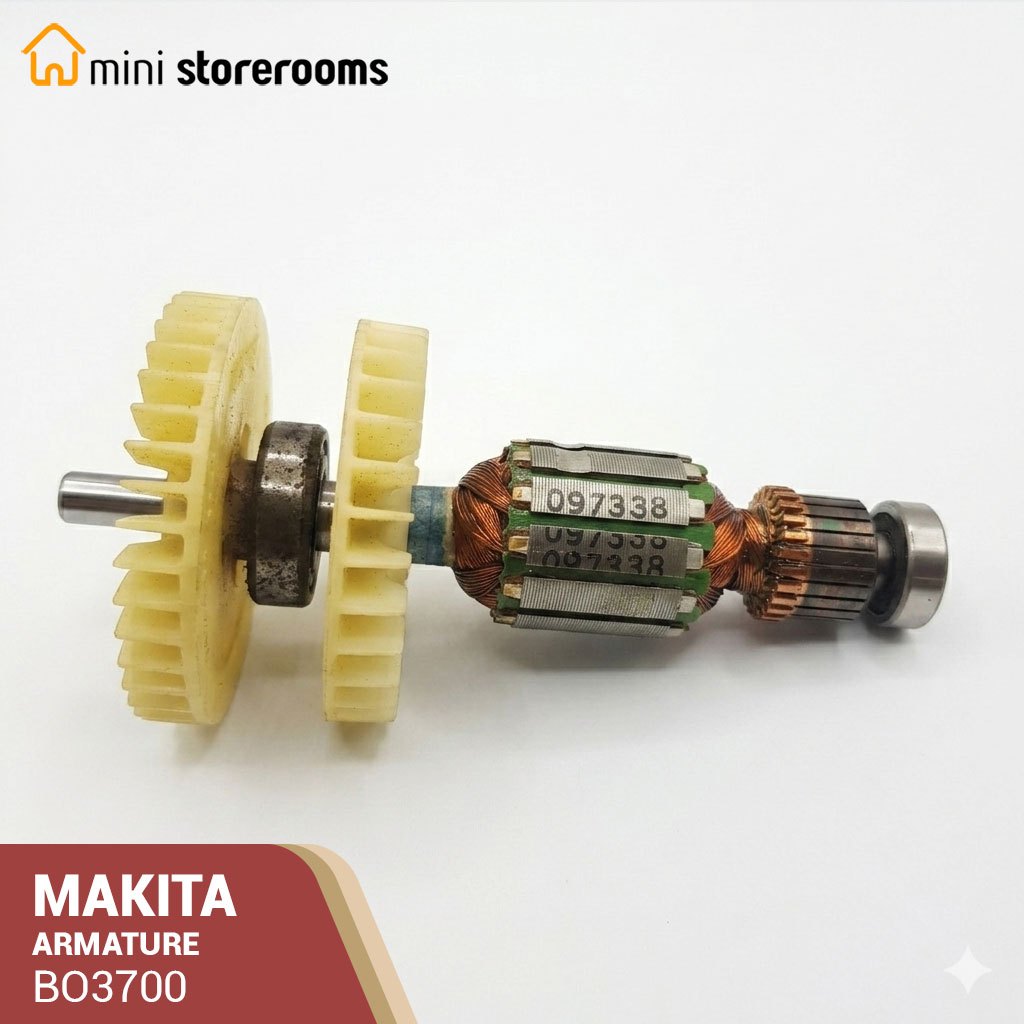 ARMATURE MAKITA BO3700 Untuk MAKITA BO 3700 MESIN AMPLAS FINISHING SANDER BO3700(MUMKS-02000007)