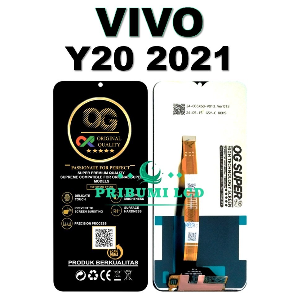 LCD TOUCHSCREEN VIVO Y20 2021 ORI 100% COMPLETE FULLSET