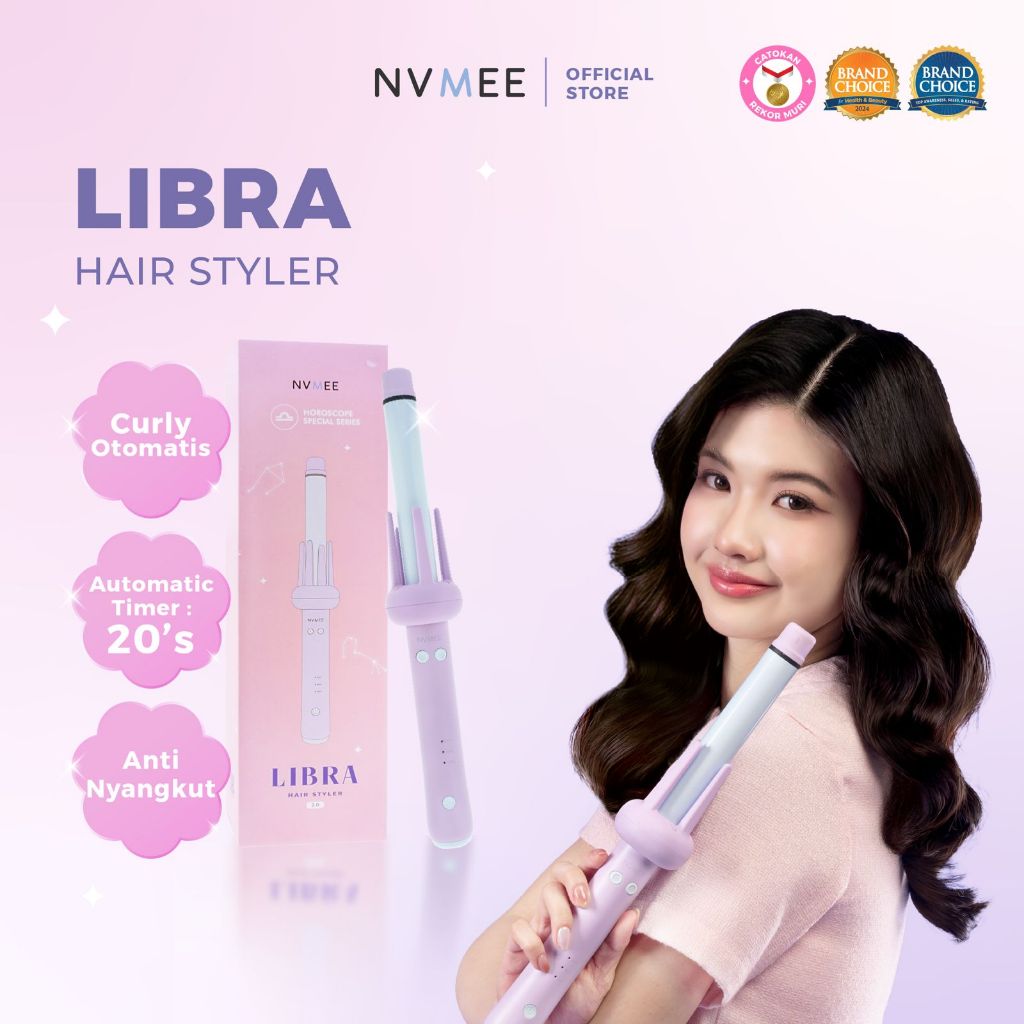 NVMEE - Libra Hair Styler 2.0 Catokan Keriting Otomatis