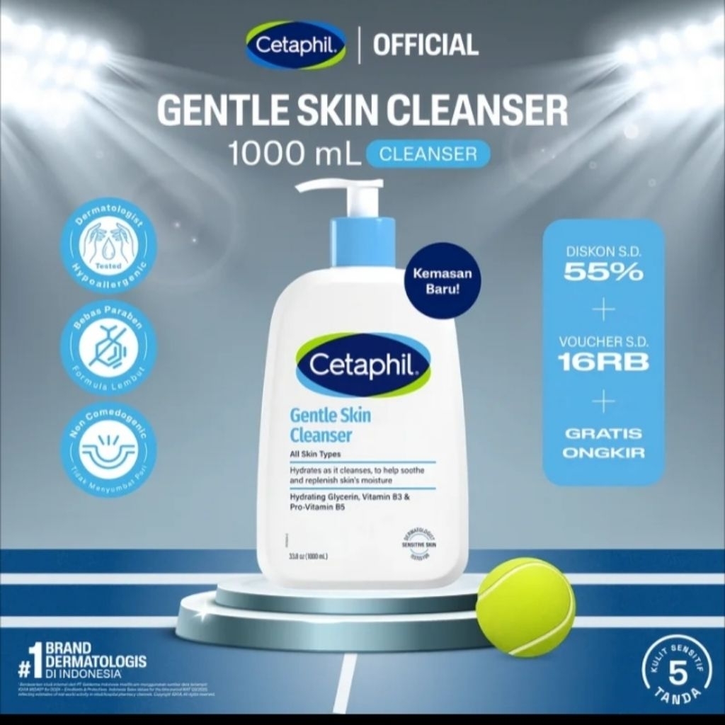 Cetaphil Gentle Facial Wash 1000ml