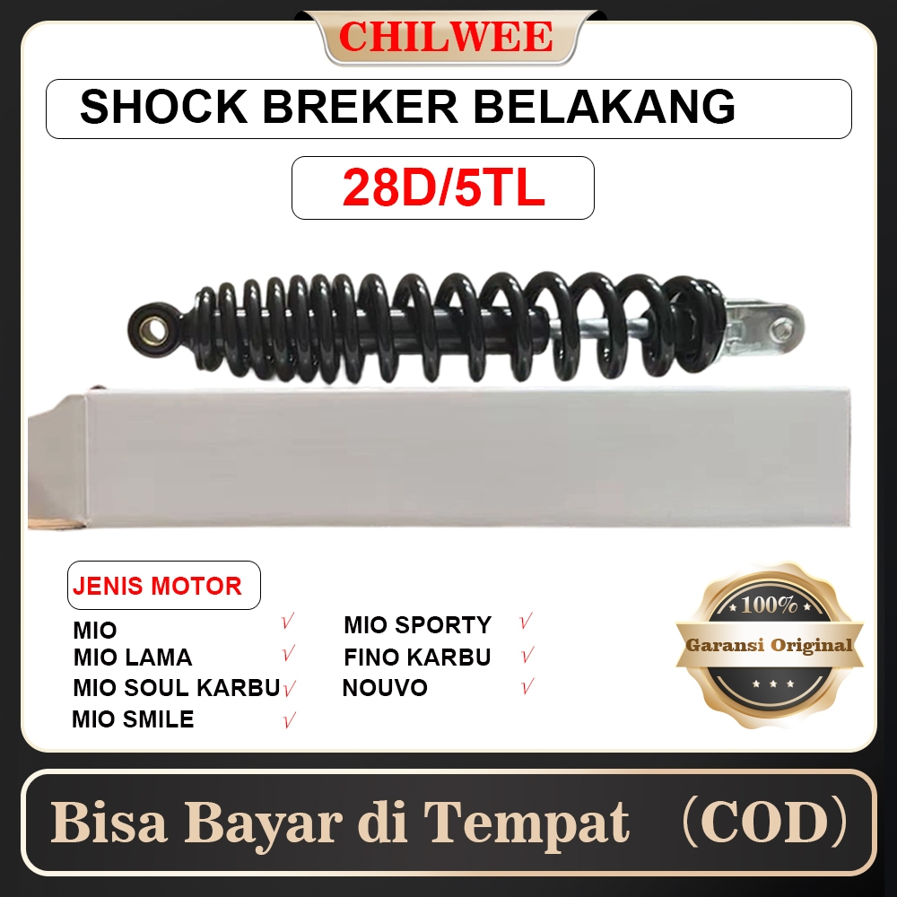 28D Shockbreaker/Sok Belakang Mio Sporty | Mio J | Mio M3 | Mio Karbu | Mio Soul GT | Fino Karbu | G