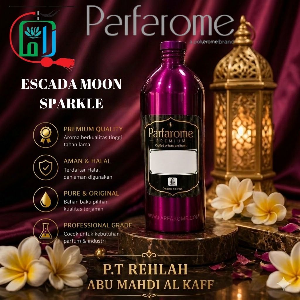 ESCADA MOON SPARKLE BY PARFAROME { PREMIUM } KEMASAN SEGEL KALENG 1KG ( ORIGINAL )