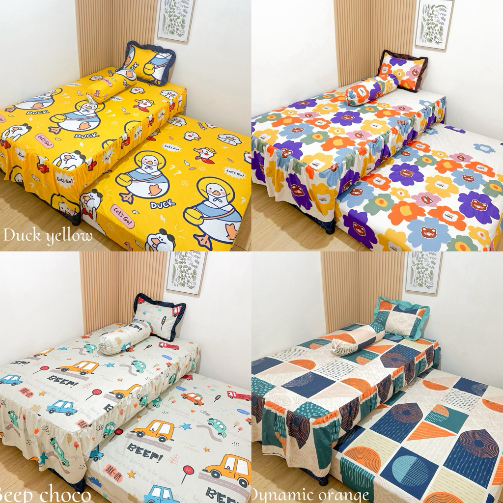 SPREI SORONG RUMBAI MOTIF KARAKTER ANAK 120x200