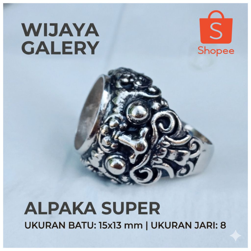 emban alpaka super alpaka tanam alpaka ukir untuk batu akik Full.15