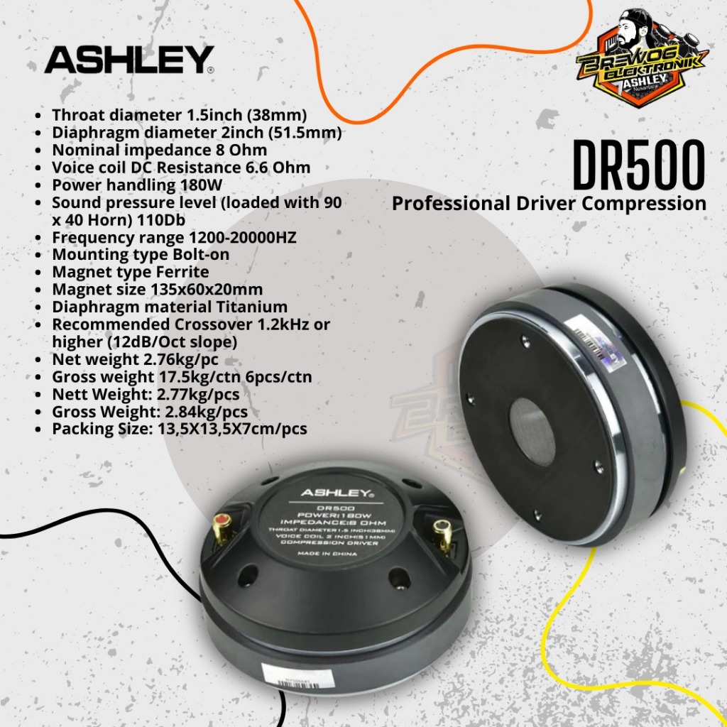 TWITER DR500 BREWOG ASHLEY